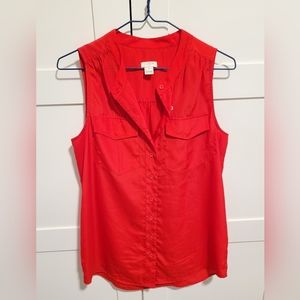 J. Crew Button up tank